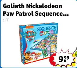 Kruidvat Goliath Nickelodeon Paw Patrol Sequence Junior aanbieding