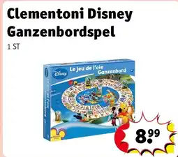 Kruidvat Clementoni Disney Ganzenbordspel aanbieding