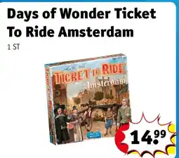 Kruidvat Days of Wonder Ticket To Ride Amsterdam aanbieding