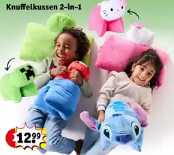 Kruidvat Knuffelkussen 2-in-1 aanbieding