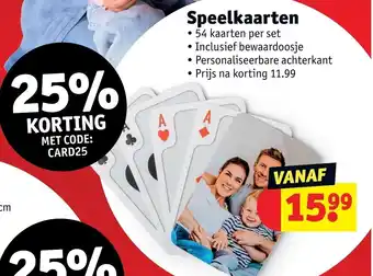 Kruidvat Speelkaarten aanbieding
