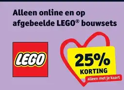 Kruidvat LEGO bouwsets aanbieding