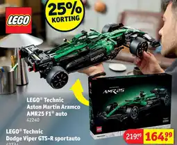 Kruidvat LEGO Technic Aston Martin Aramco AMR25 F1 auto aanbieding
