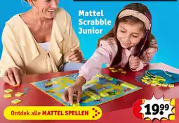 Kruidvat Mattel Scrabble Junior aanbieding