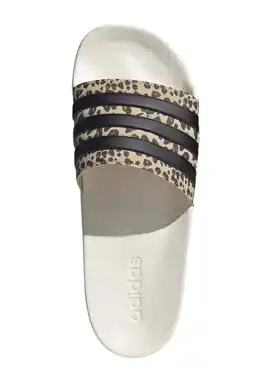 Wehkamp adidas Sportswear Adilette Shower badslippers offwhite/panterprint aanbieding