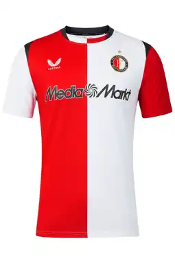 Wehkamp Castore senior feyenoord voetbalshirt thuis - rood/wit aanbieding