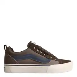 Wehkamp Vans KNU skool leren sneakers - bruin/donkerbruin aanbieding