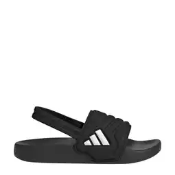 Wehkamp adidas Sportswear Adilette Estrap 2.0 badslippers met hielbandje zwart aanbieding