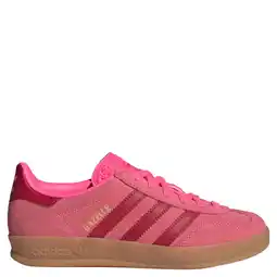 Wehkamp adidas Originals Gazelle suède sneakers - roze/rood aanbieding