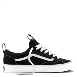 Wehkamp Vans Skate Old Skool 36 + katoenen sneakers - zwart/wit aanbieding