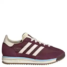 Wehkamp adidas Originals SL 72 RS sneakers - donkerrood/ecru aanbieding