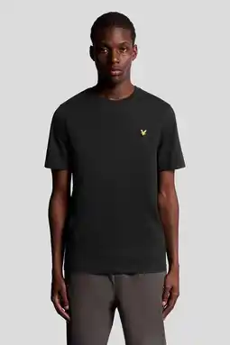 Wehkamp Lyle & Scott regular T-shirt zwart aanbieding