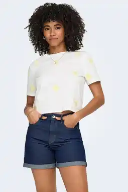 Wehkamp ONLY T-shirt wit aanbieding