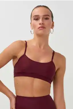 Wehkamp Studio AMAYA voorgevormde sport-bh medium support - donkerrood aanbieding