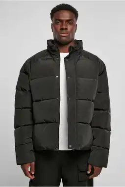 Wehkamp Urban Classics gewatteerde jas zwart aanbieding