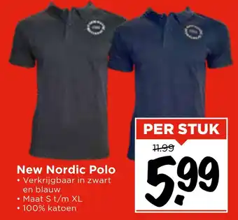 Vomar Voordeelmarkt New Nordic Polo aanbieding