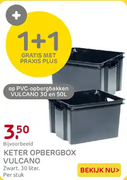 Praxis Keter opbergbox vulcano aanbieding