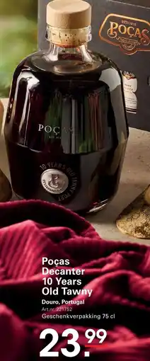 Sligro Poças Decanter 10 Years Old Tawny aanbieding
