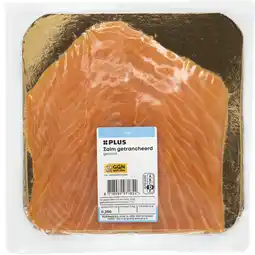 PLUS PLUS Gerookte Noorse zalm aanbieding