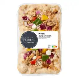 PLUS Uit de keuken van PLUS Pinsa BBQ chicken aanbieding