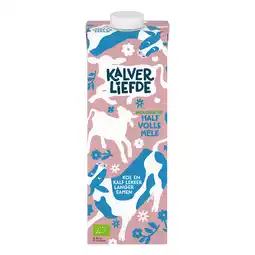 PLUS Kalverliefde Bio halfvolle melk 1L aanbieding