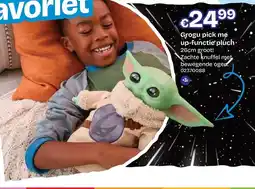 Dreamland Grogu pick me up functie pluch aanbieding