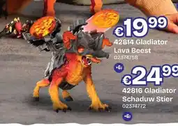 Dreamland Gladiator Lava Beest aanbieding