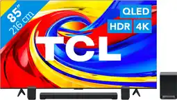 Coolblue TCL QLED 85 P79L (2026) + TCL S65K aanbieding