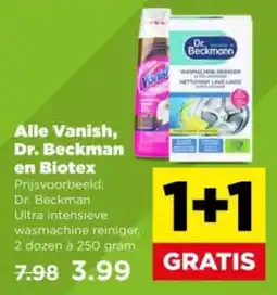 PLUS Dr. Beckman Ultra intensieve wasmachine reiniger aanbieding