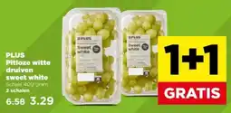 PLUS PLUS Pitloze witte druiven sweet white aanbieding