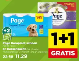 PLUS Page Compleet schoon en kussenzacht aanbieding