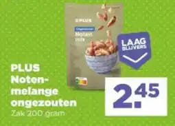 PLUS PLUS Noten-melange ongezouten aanbieding