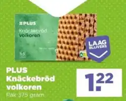 PLUS PLUS Knäckebröd volkoren aanbieding