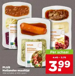 PLUS PLUS Hollandse maaltijd aanbieding