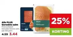 PLUS Alle PLUS Gerookte zalm aanbieding