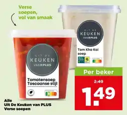 PLUS Alle Uit De Keuken van PLUS Verse soepen aanbieding