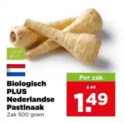 PLUS Biologisch PLUS Nederlandse Pastinaak aanbieding