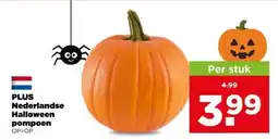 PLUS Nederlandse Halloween pompoen aanbieding