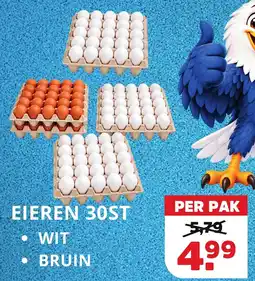 Sahan Supermarkten eieren 30st aanbieding