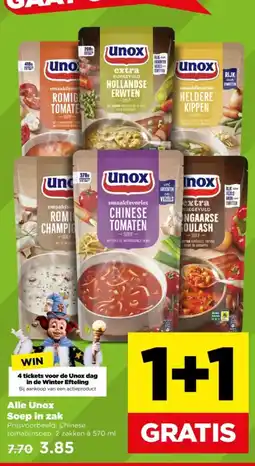 PLUS Alle Unox Soep in zak aanbieding