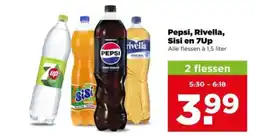 PLUS Pepsi, Rivella, Sisi en 7Up aanbieding