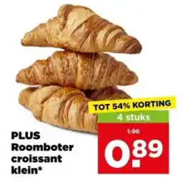 PLUS PLUS Roomboter croissant klein* aanbieding