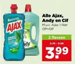 PLUS Alle Ajax, Andy en Cif aanbieding