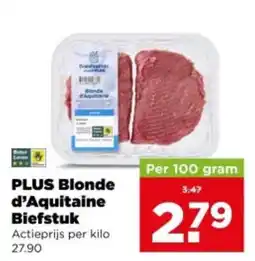 PLUS PLUS Blonde d'Aquitaine Biefstuk aanbieding