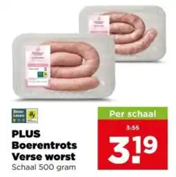 PLUS PLUS Boerentrots Verse worst aanbieding