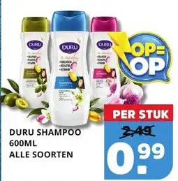 Sahan Supermarkten Duru shampoo aanbieding