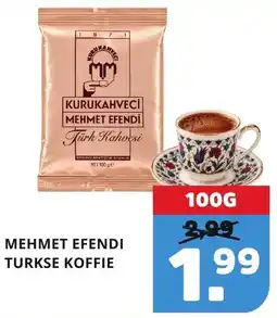 Sahan Supermarkten mehmet efendi turkse koffie aanbieding