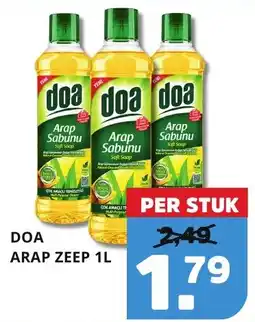 Sahan Supermarkten doa arap zeep 1l aanbieding