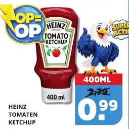Sahan Supermarkten Heinz tomatenketchup aanbieding