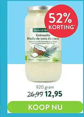 Holland & Barrett Holland & Barrett Kokosolie 52% Korting aanbieding